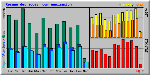 Resume des acces pour mmelzani.fr